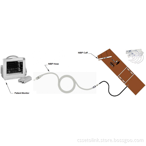 Disposable NIBP Blood Pressure Cuff